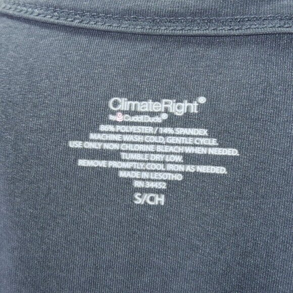 CUDDL DUDS Climate Right Black Long Sleeve Base Layer Shirt S - Picture 5 of 8